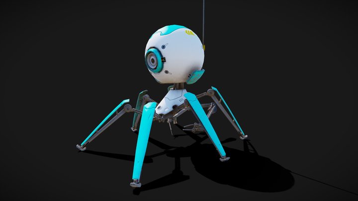Repair robot 3D Model