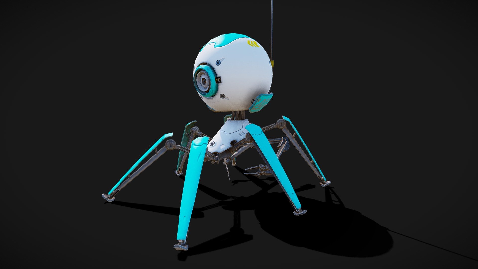 Repair robot - 3D model by Dayckan [6c3db0e] - Sketchfab