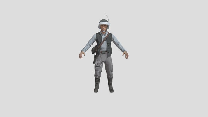 STAR WARS Rebel Fighter 3D Model