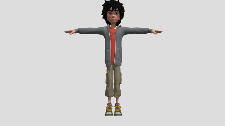 Hiro Hamada (Kingdom Hearts III) 3D Model