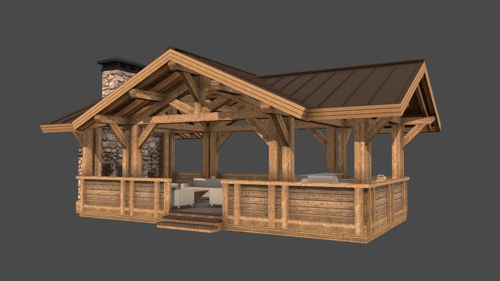 Беседка 3.0 (Алена) 3D Model
