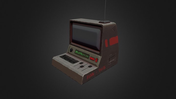 Sci-fi Computer 3D Model