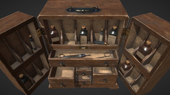 Medicine Cabinet 3D Model