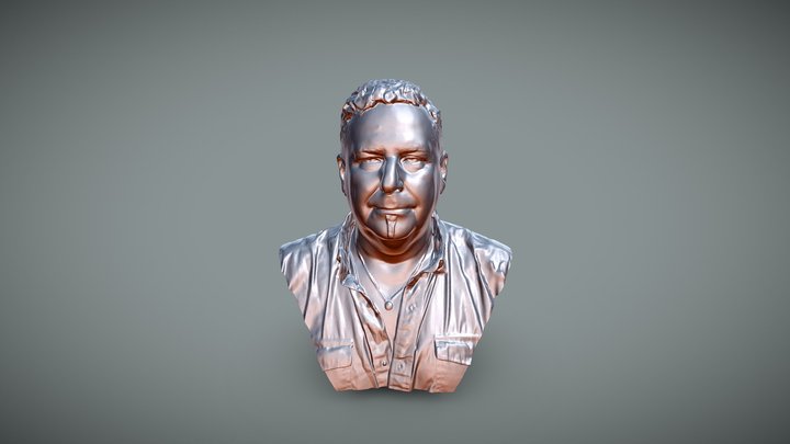Man Bust 3D Model