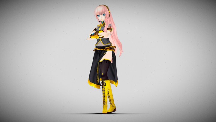 Luka Megurine – Gratis 3D-model STL