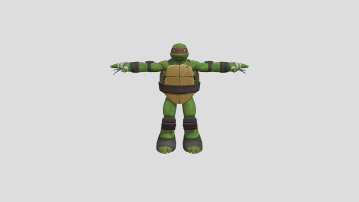 TMNT 2012 - Raphael | Wrath of the Mutants 3D Model