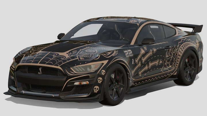 2020 Ford Shelby GT500 – Gratis 3D-model STL