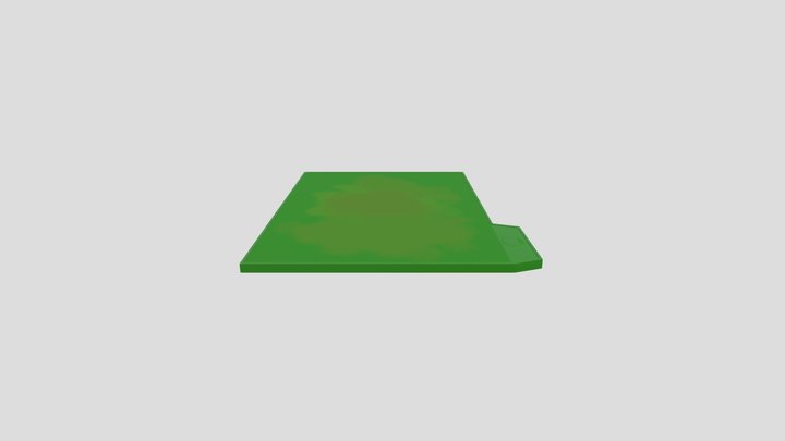 Realistic Cutting Board 3D Model