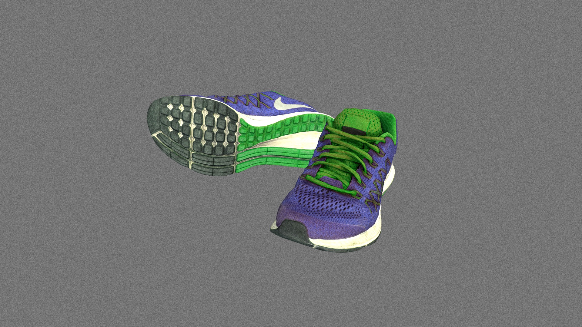 3D model Casual sneakers - This is a 3D model of the Casual sneakers. The 3D model is about a pair of shoes.