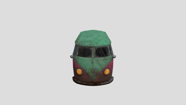 VW Camper van 3D Model