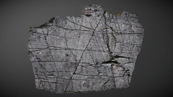 Achnabreck (model 3) - Middle Rock 3D Model