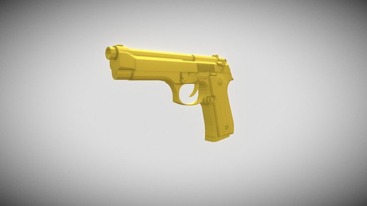 Low Poly M9 3D Model