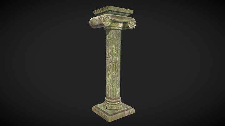 Roman Pillar (Ionic columns) 3D Model