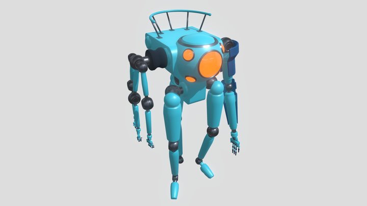 Multi-purpose ANT robot 3D Model