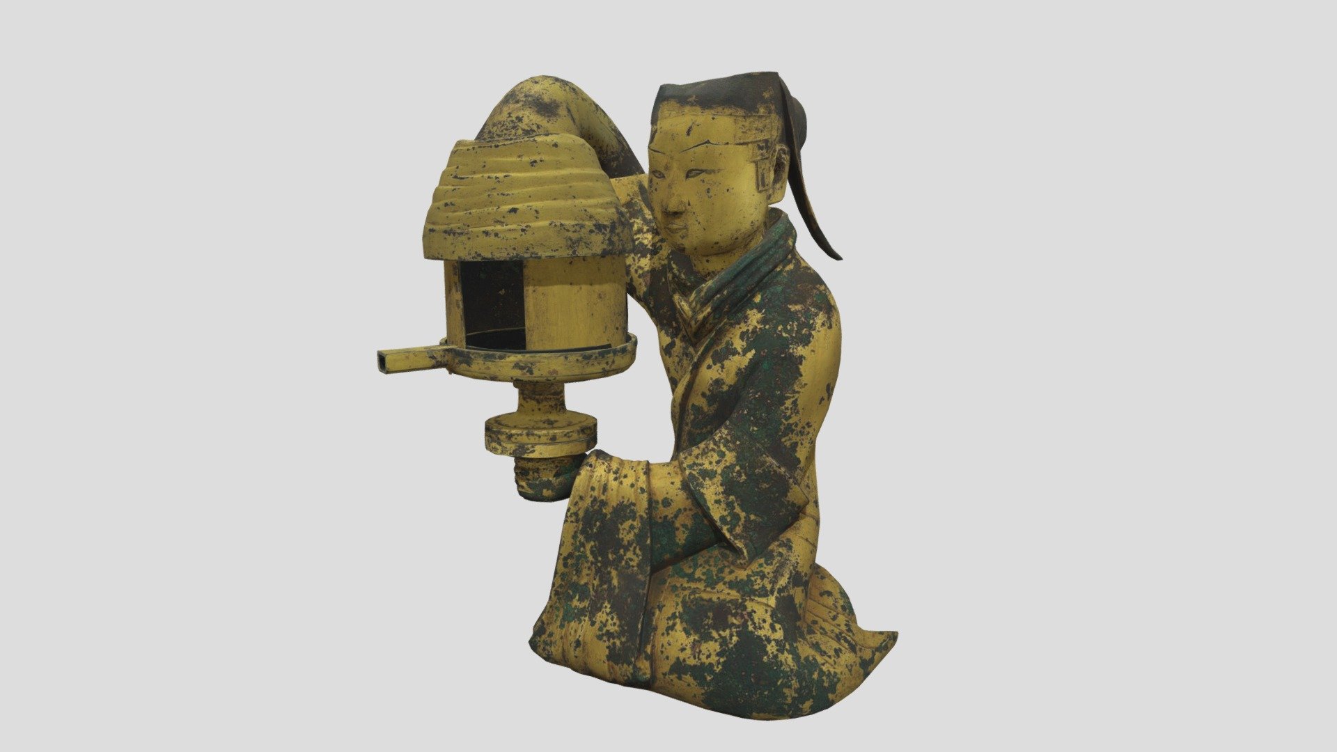 中国长信宫灯- 3D model by 渭水一方(@weishui) [6c42c0e]