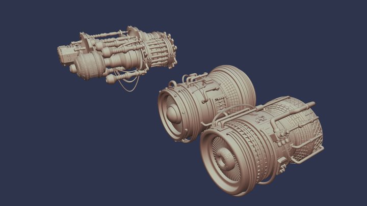HARDSURFACE MINI PACK 3D Model