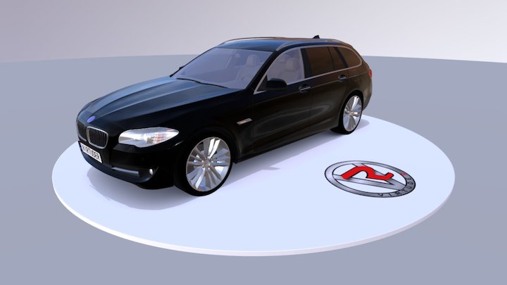 BMW 5 series Touring 2011 3D Model