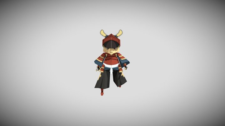 samurai 3D Model