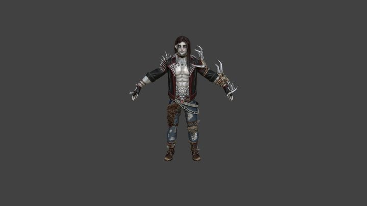 RigWithoutAnima 3D Model