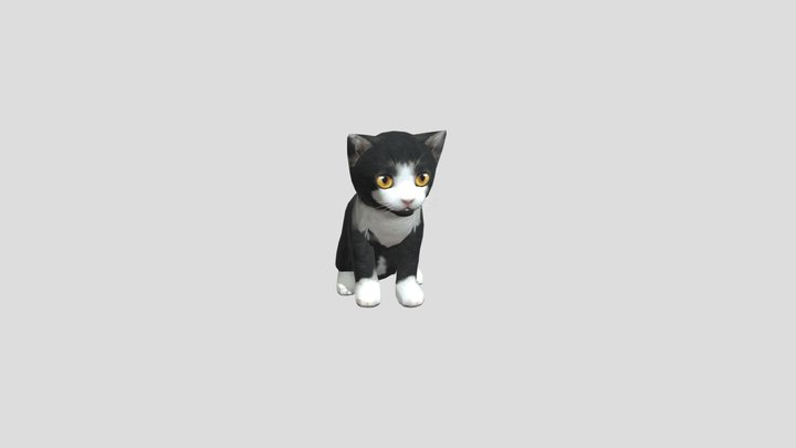 Ice scream 2 cat official 3D Model