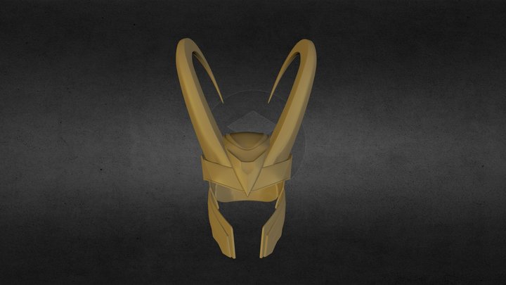 Loki's Helmet 3D Model