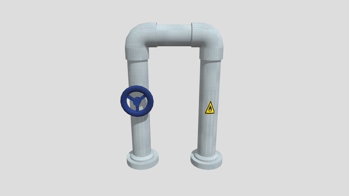 Flame Pipe 3D Model