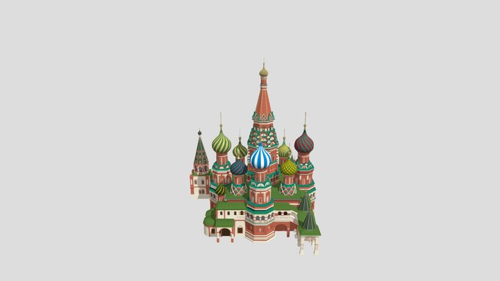 St Basil's Cathedral 3D Model