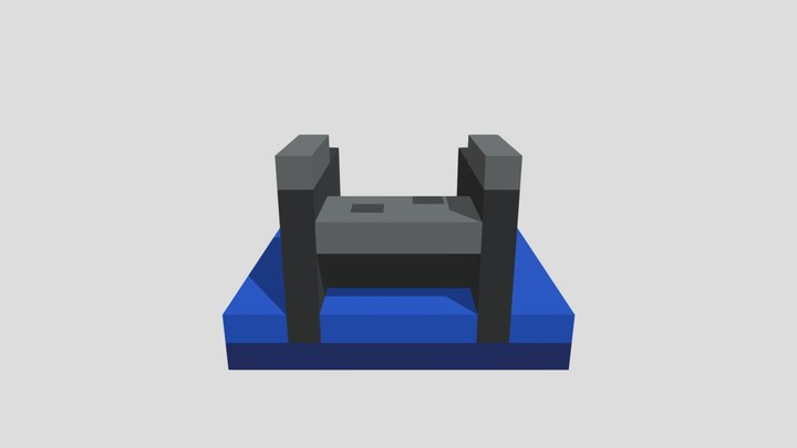 Water Stairs - Voxel 32x32 – Modello 3D gratuito STL