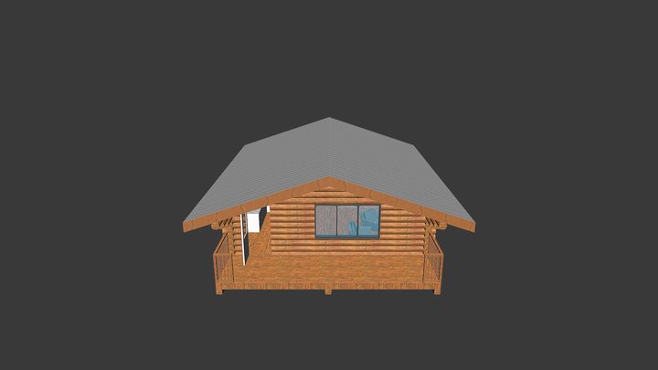Barry Green Log Cabin 3D Model