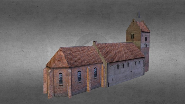Kerk Anloo 3D Model