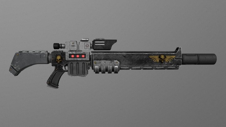 Exitus Rifle 3D Model