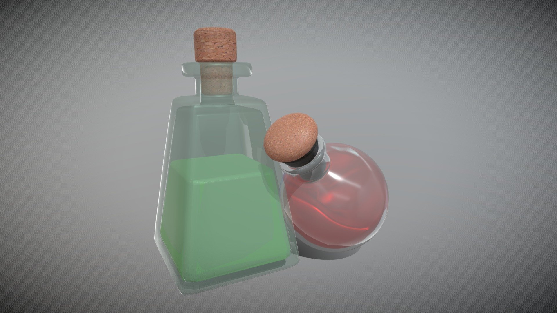 Alchemy Potions - 3D model by Jaidan Lowe (@JaidanLowe) [6c4df0e ...