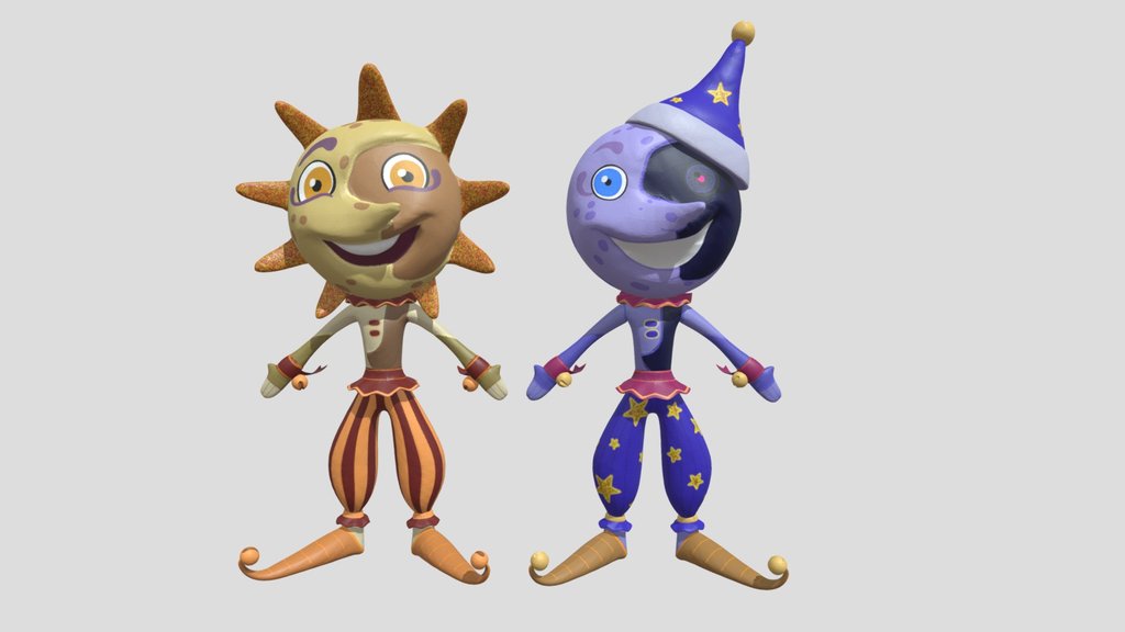 FNAF Security Breach Characters - A 3D model collection by MarshArt -  Sketchfab