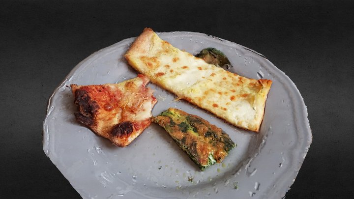Pizza e Frittata - Fotogrammetria 3D Model