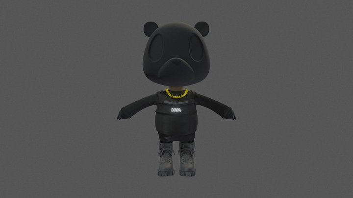 Donda Dropout Bear 3D Model