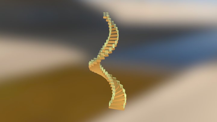 Escalera De Caracol 3D Model