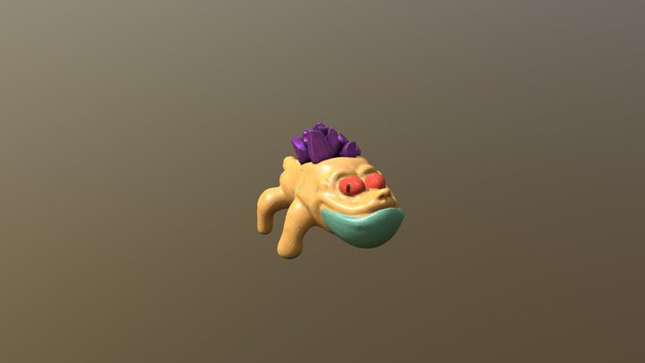 Creature based on Guille Rancel Concept Art 3D Model