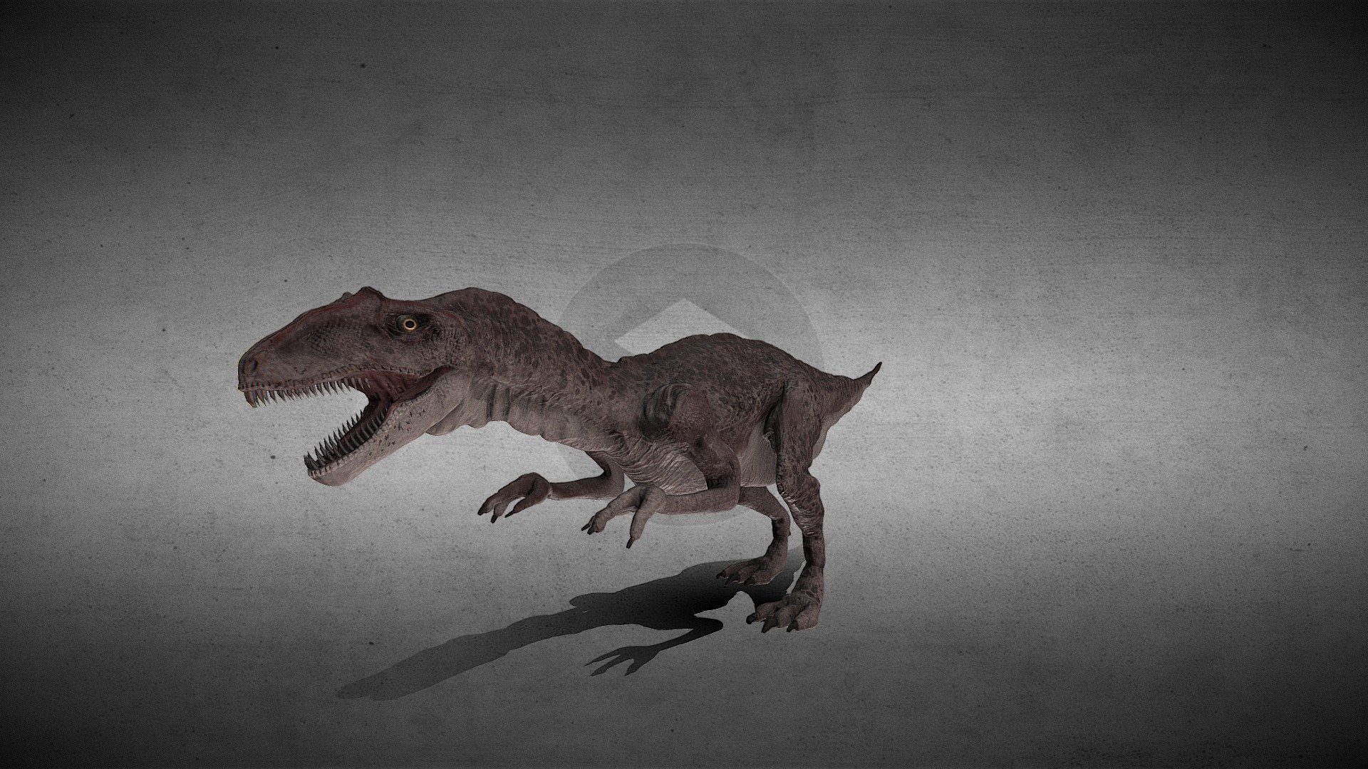 Allosaurus high poly t-pose model | 3D Print Model