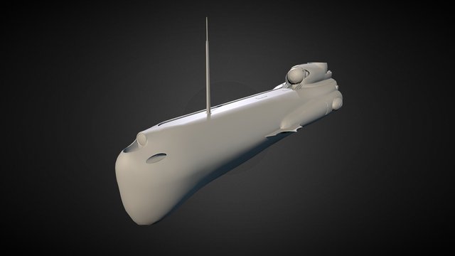 Submarine WIP 3D Model