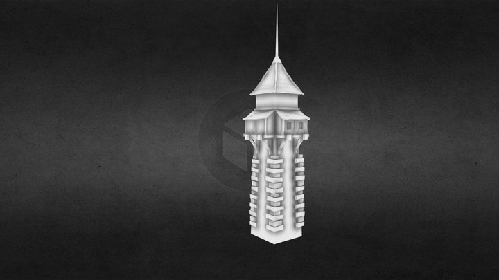 Defensive tower 3D Model