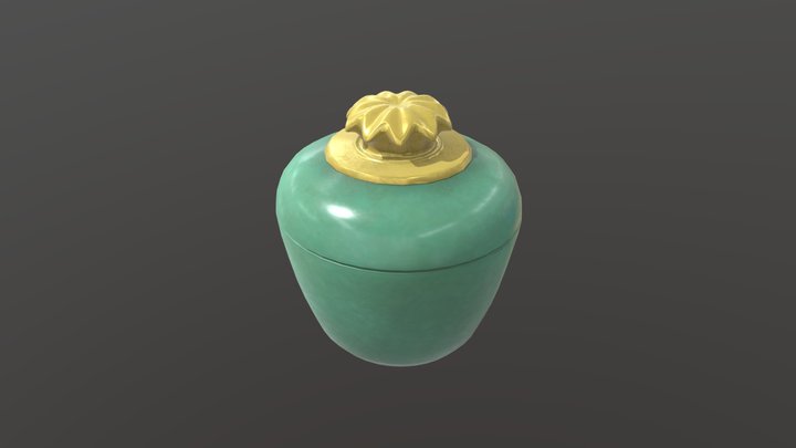 Jade vase 3D Model