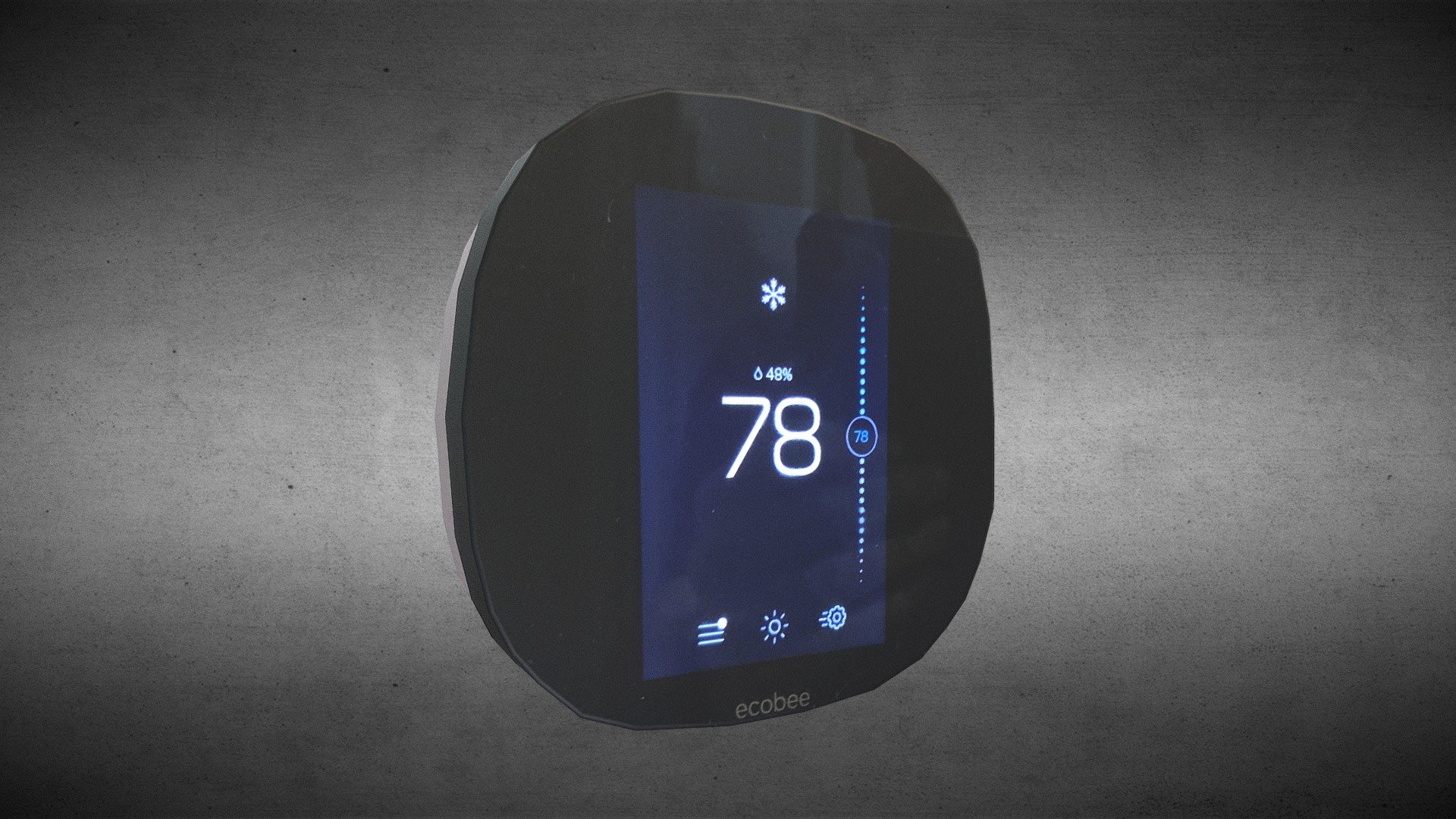 Ecobee Smart Thermostat Buy Royalty Free 3D model by TheDigitalShack