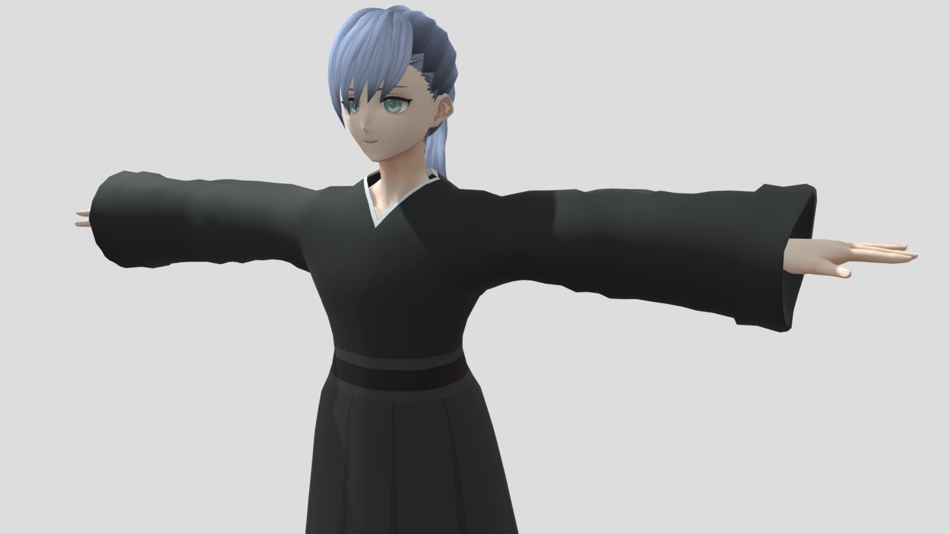 【anime Character Alex94i60】samurai V2 Buy Royalty Free 3d Model