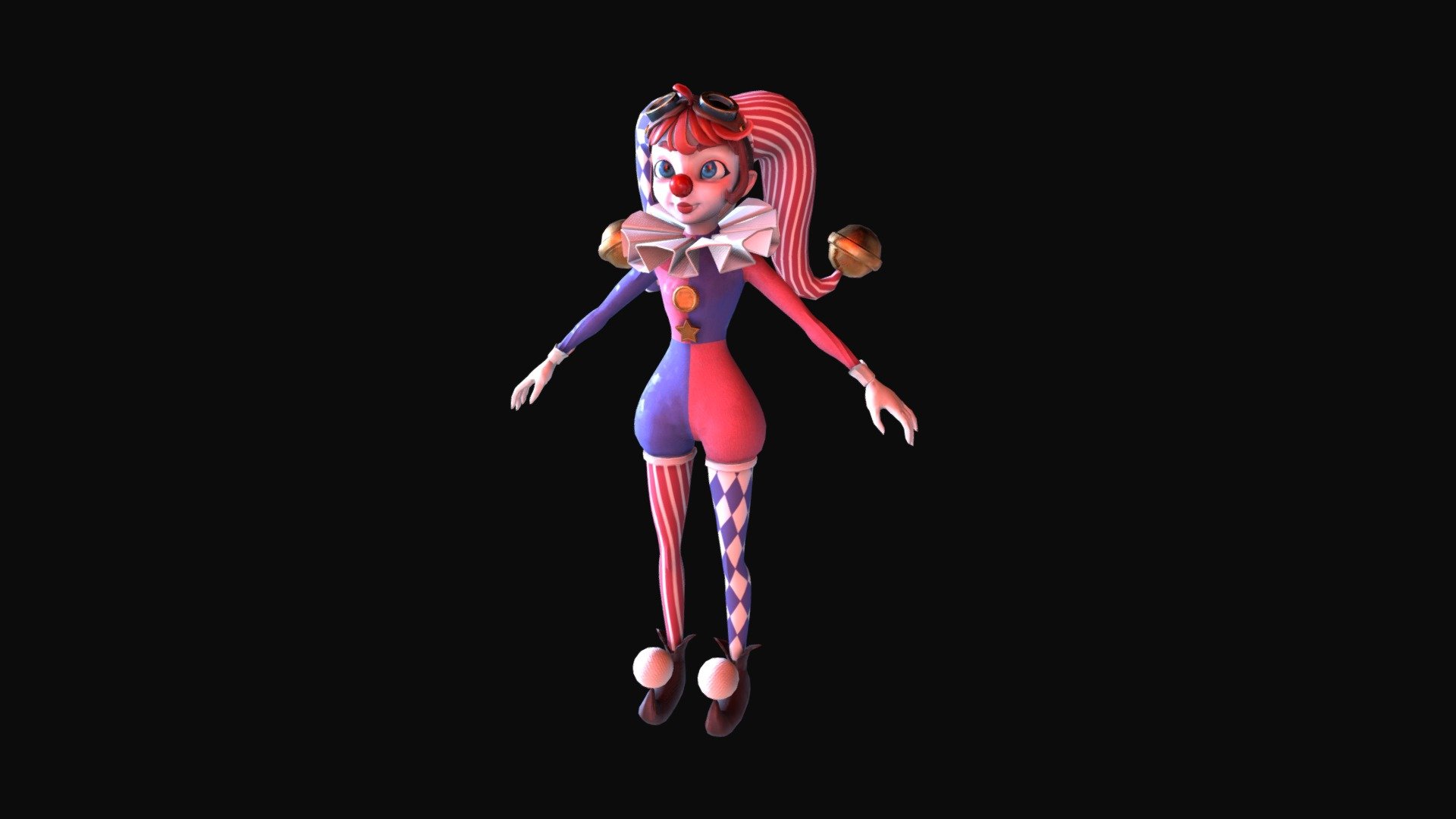 Loopy the Clown - 3D model by Luna Bilani (@LunaBilani) [6c53b7e ...