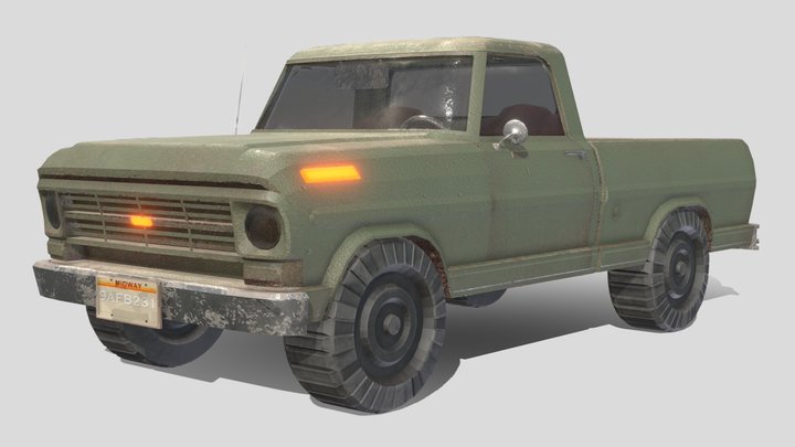 Pickup Truck 3D Model