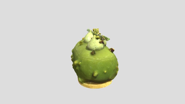 Pistachio Pastry 3D Model