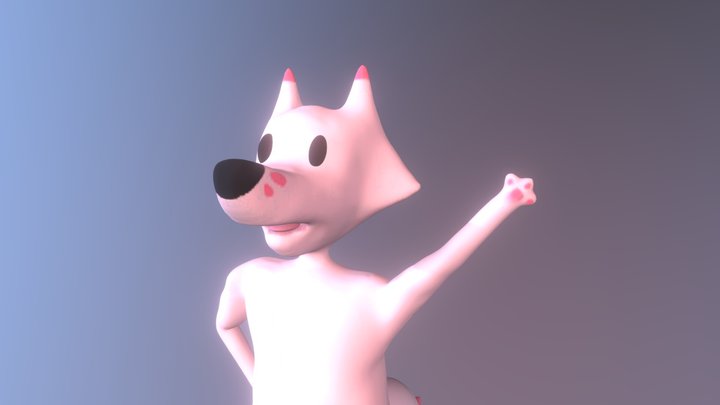 Ghost - The White Fox (Tribute) 3D Model