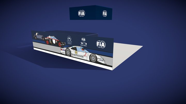 Retromobile Stand 2026 3D Model