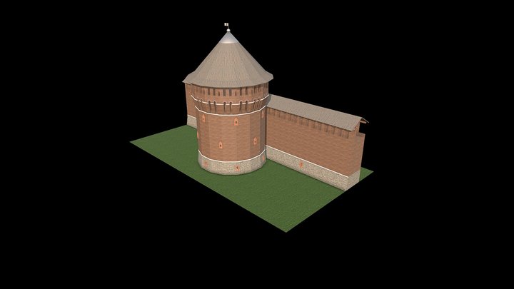 Башня Громовая 3D Model
