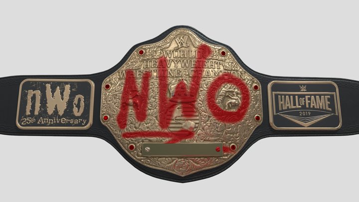 WWE - NWO WOLFPAC BELT – Kostenloses 3D-Modell STL